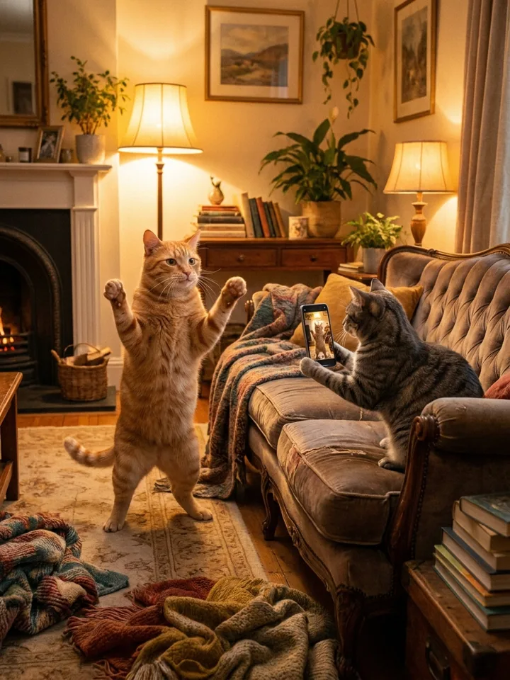 Photo used for the Cat Dancing AI example